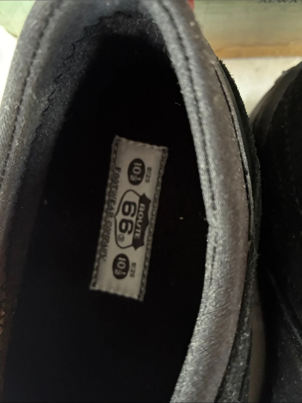 Route 66 Men's Black Slip-On Loafers with Elastic Vamp
